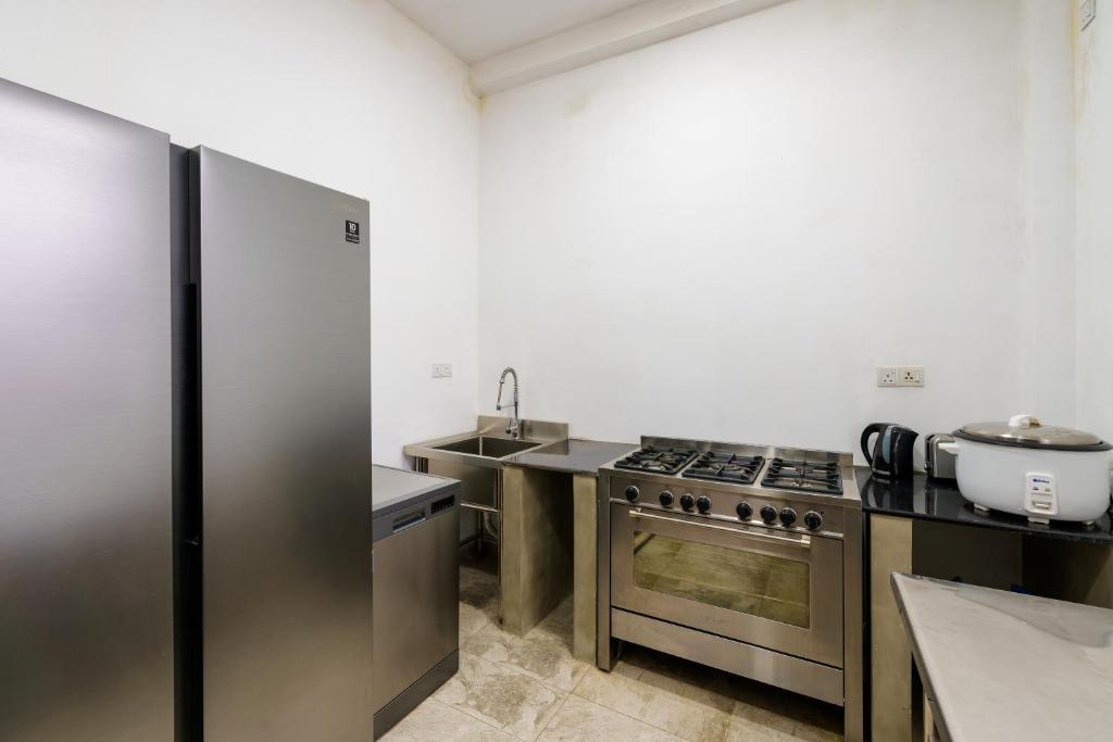 Kuchyň nebo kuchyňský kout v ubytování Angam Villas Colombo