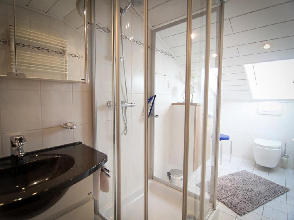 Koupelna v ubytování Ferienwohnungen Gästehaus Schreiner