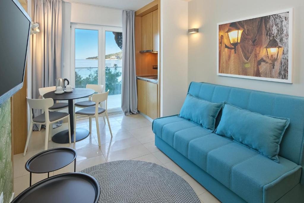 Posedenie v ubytovaní Maistra Select Mlini Villas and Apartments