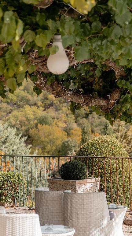 Zahrada ubytování Mas des Romarins, The Originals Relais