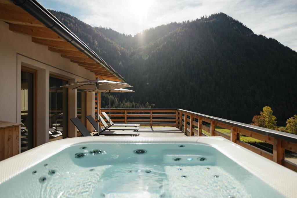 Nespecifikovaný výhled na hory nebo výhled na hory při pohledu z bed and breakfast