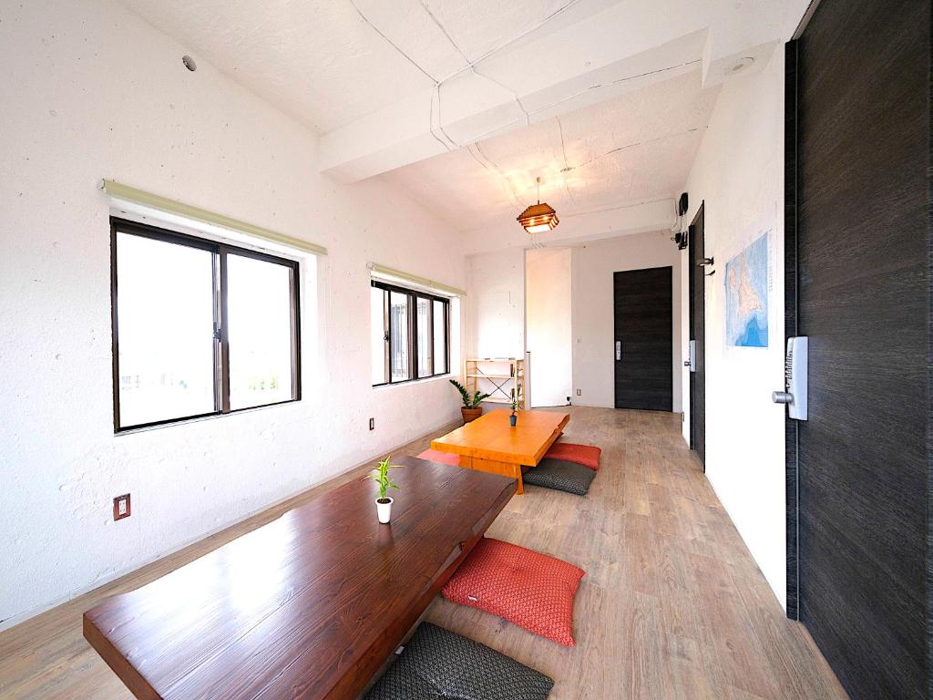 Posezení v ubytování 宮古島 Guesthouse Re-Spect