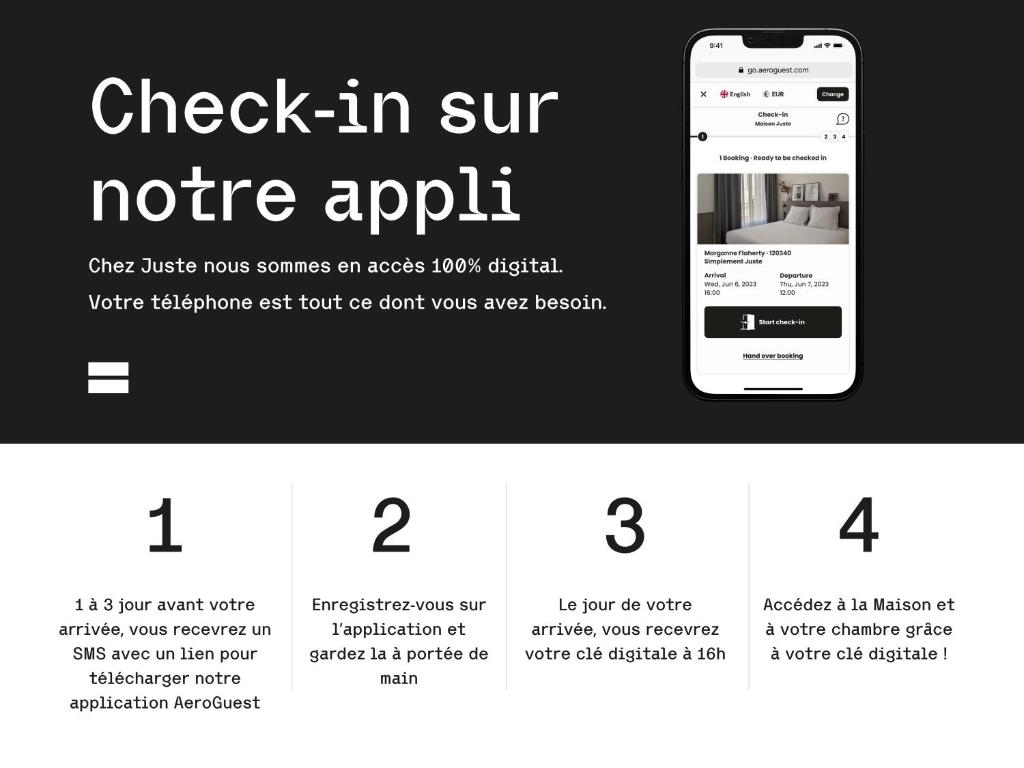 a screenshot of a iphone with a note app at Maison Juste in Marseille