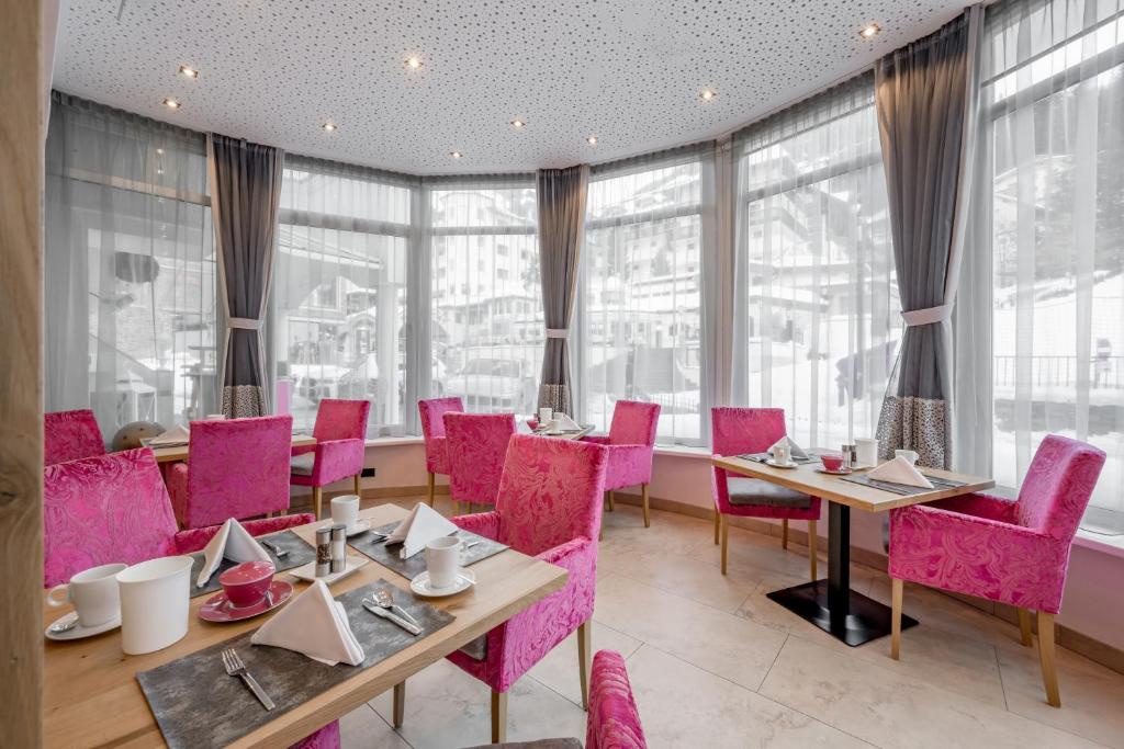 A seating area at Hotel Garni Christine