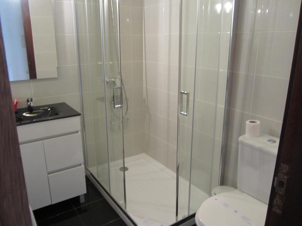 Koupelna v ubytování Hotel Eco Salvador