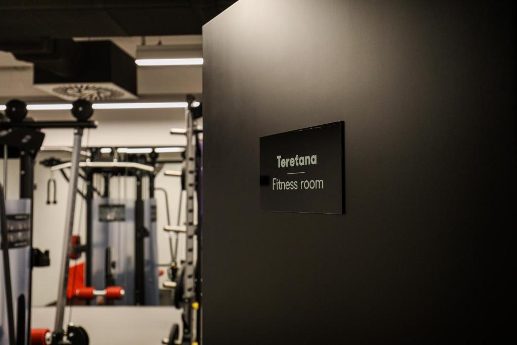 Fitness centrum a/nebo fitness zařízení v ubytování Hotel Septembar