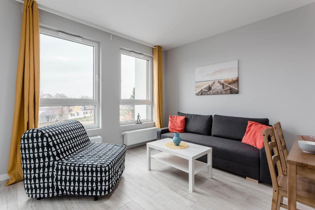 Posezení v ubytování Chill Apartments Ursus