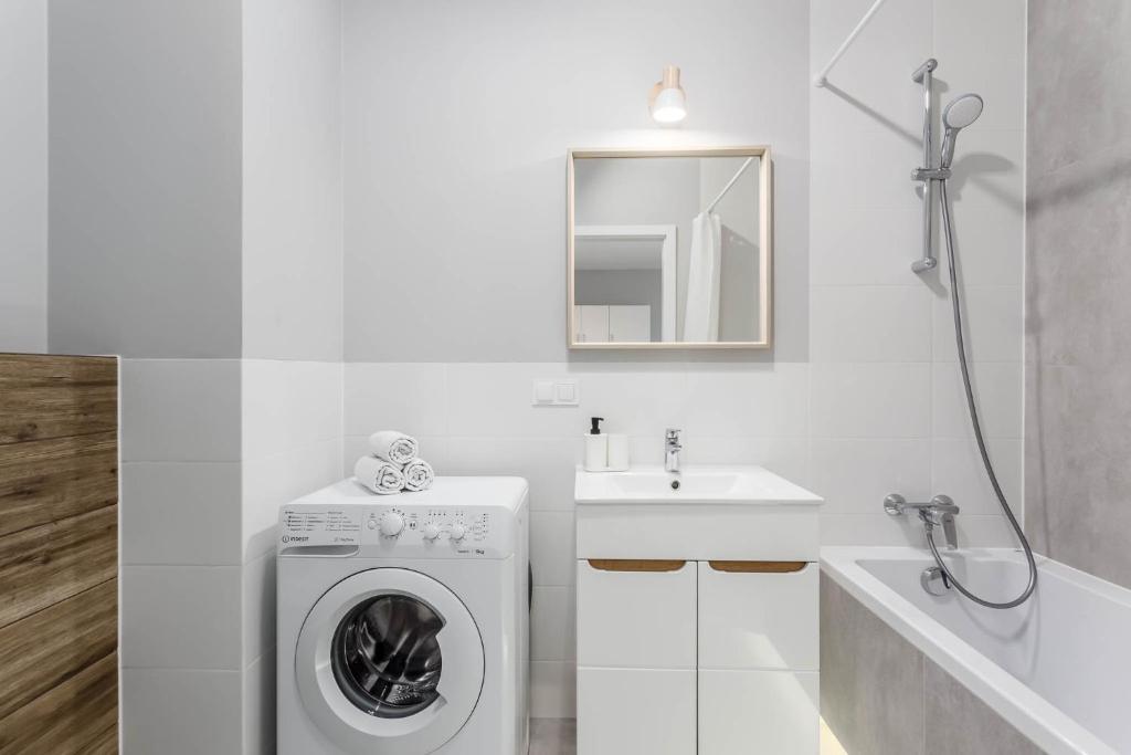 Koupelna v ubytování Chill Apartments Ursus