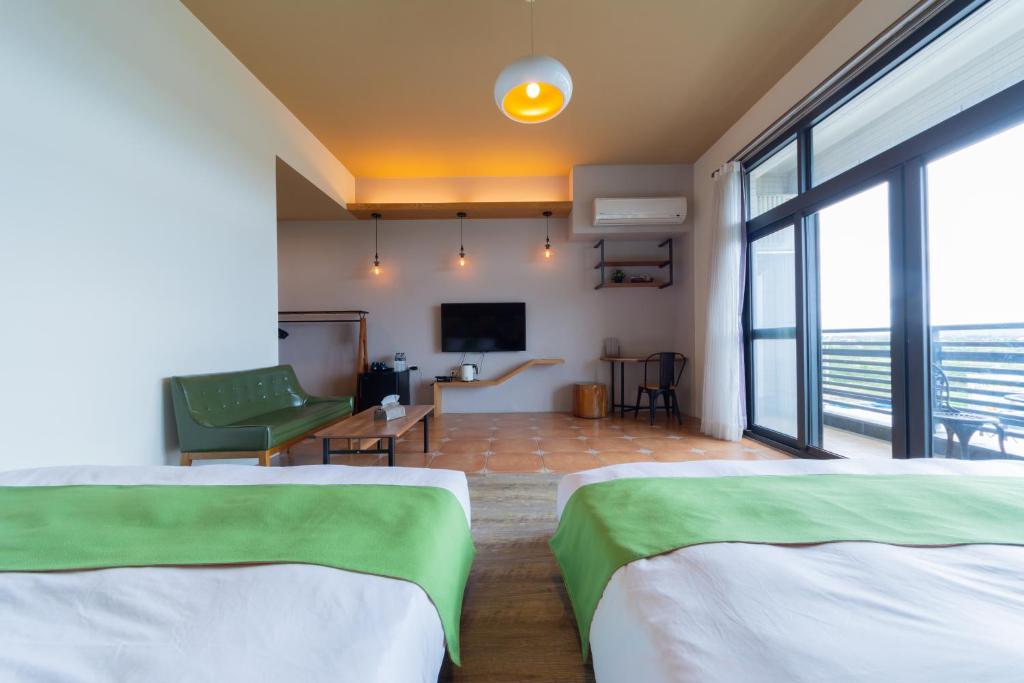 時光輕旅 Time INN - Habitación Cuádruple Con Balcón