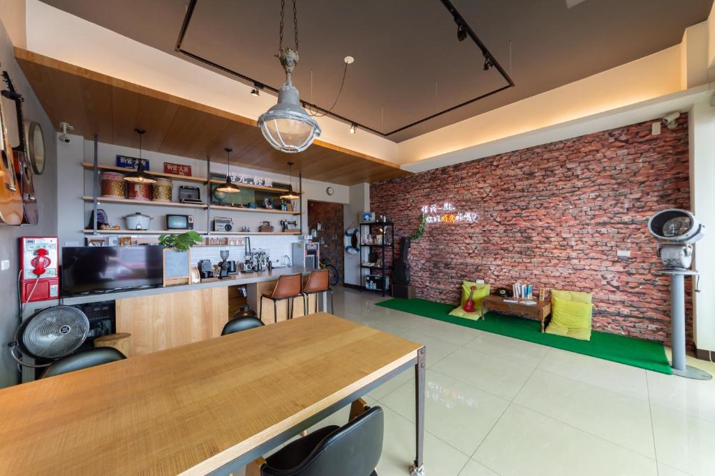 Dapur atau dapur kecil di 時光輕旅 Time INN