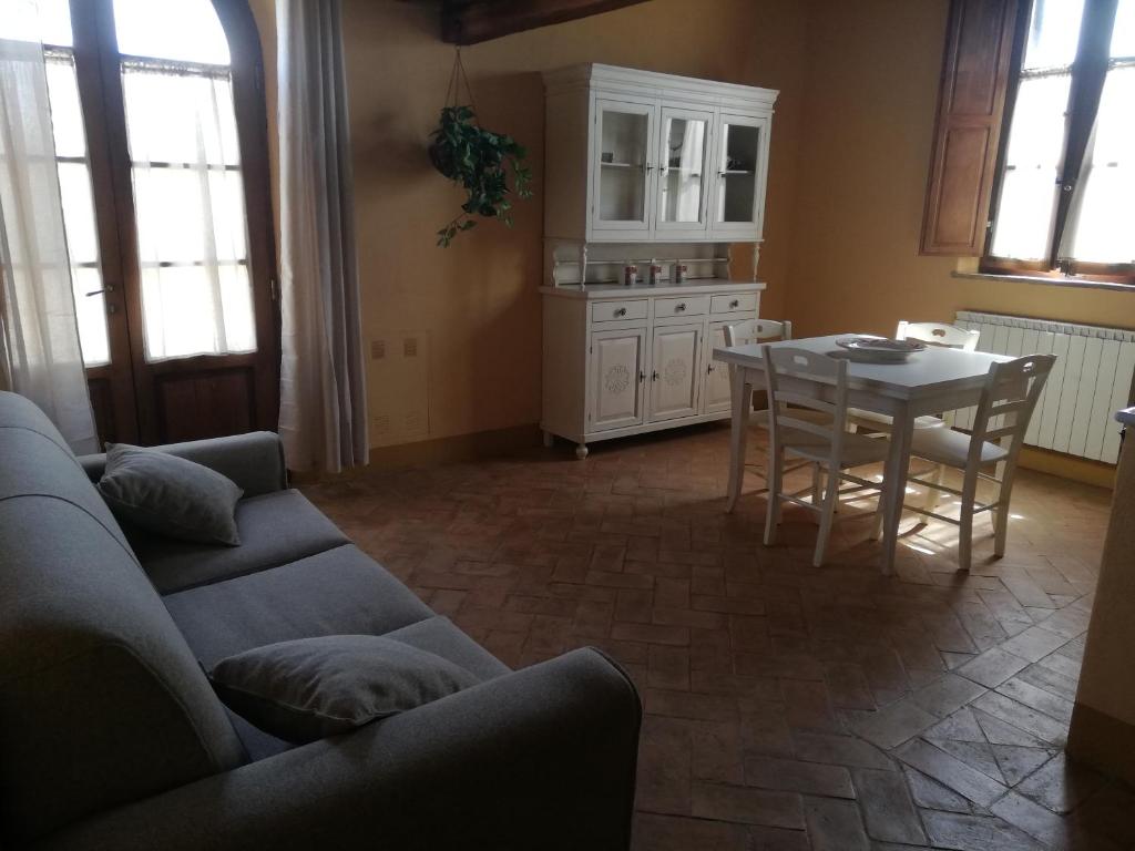 Kuchyň nebo kuchyňský kout v ubytování Podere Sant'Antonio