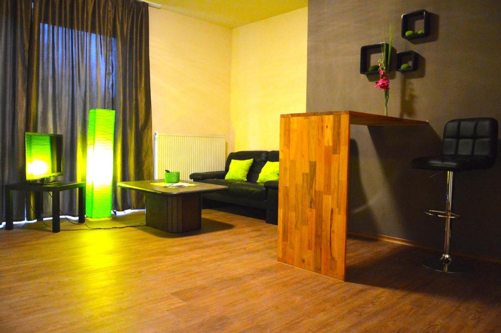 Posezení v ubytování Hotel Haus Krone