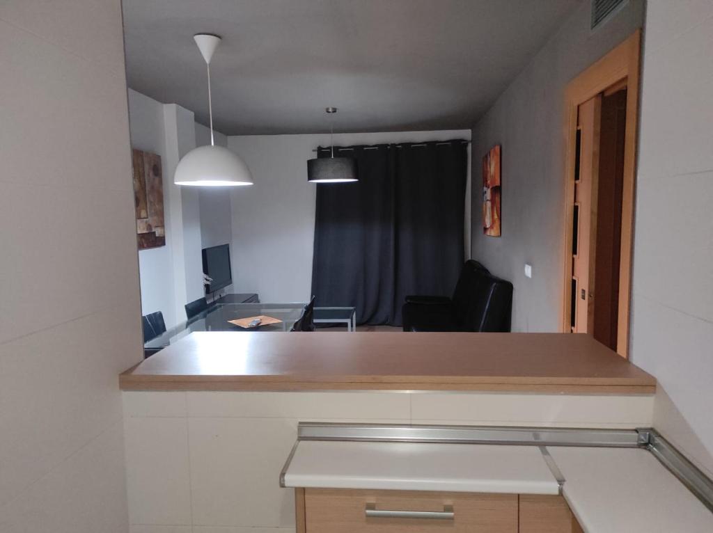 Kuchnia lub aneks kuchenny w obiekcie Apartamentos 16:9 Suites Almería