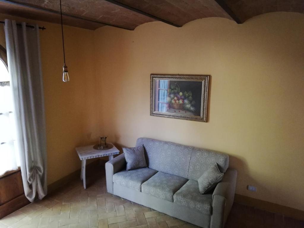 Posezení v ubytování Podere Sant'Antonio