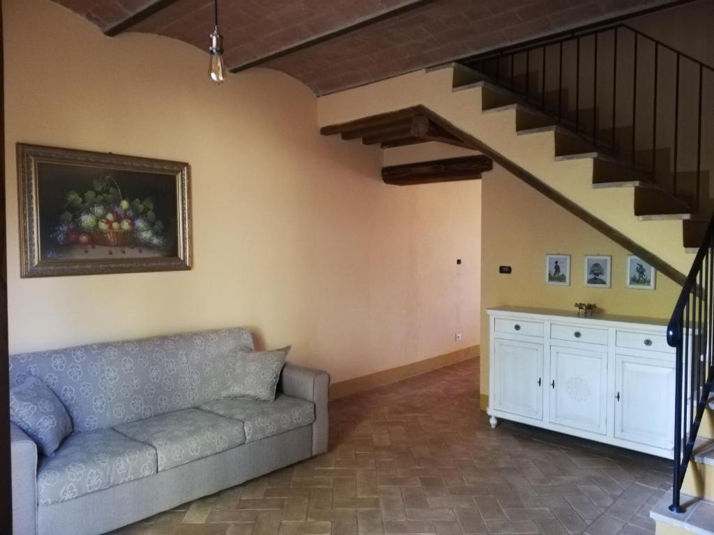 Posezení v ubytování Podere Sant'Antonio