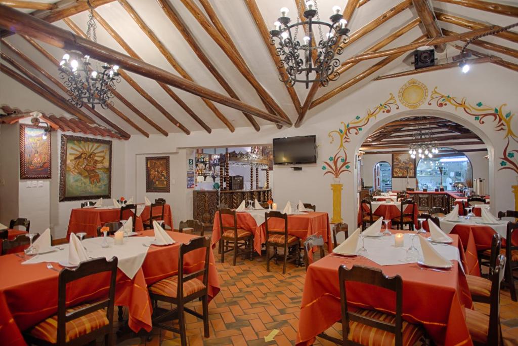Restaurace v ubytování Munay Wasi Inn