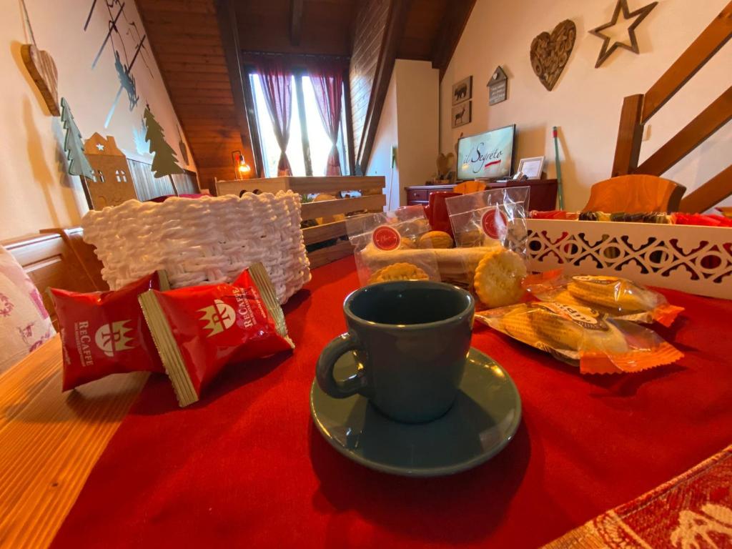 Príslušenstvo na prípravu kávy alebo čaju v ubytovaní Mandi Mandi a Tarvisio