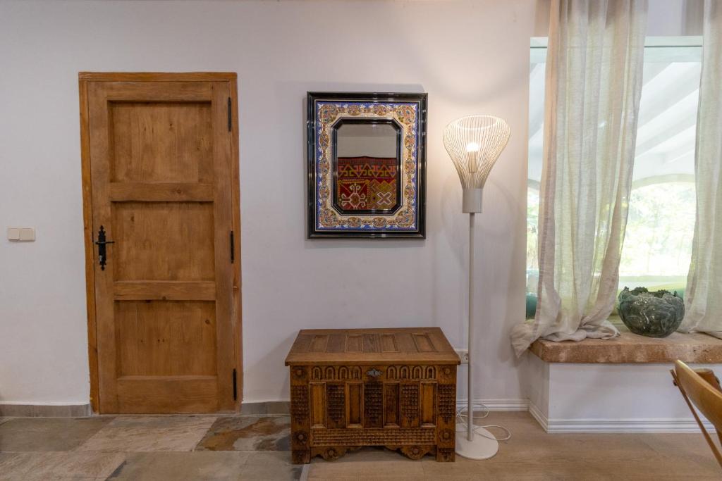 Postel nebo postele na pokoji v ubytování Casa Algarrobo
