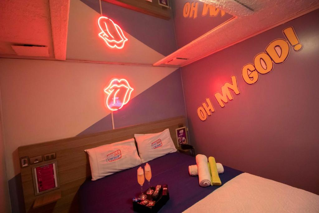 Кровать или кровати в номере Motel ruta slavic