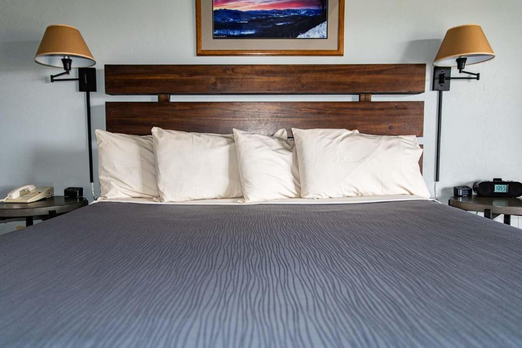 Postel nebo postele na pokoji v ubytování Hotel Vienna