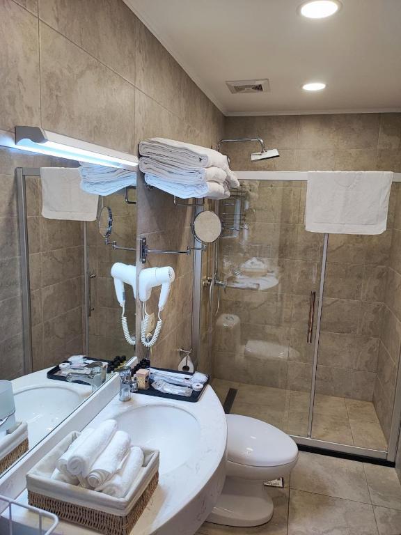 Koupelna v ubytování Krystal Resort Apartment A108