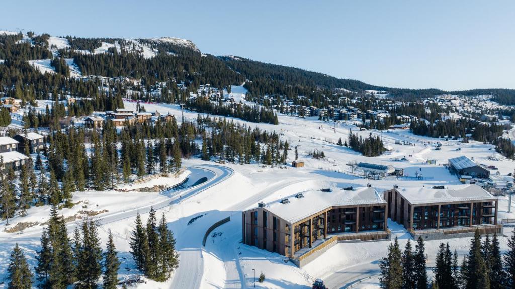 Yttersvingen Kvitfjell v zimě