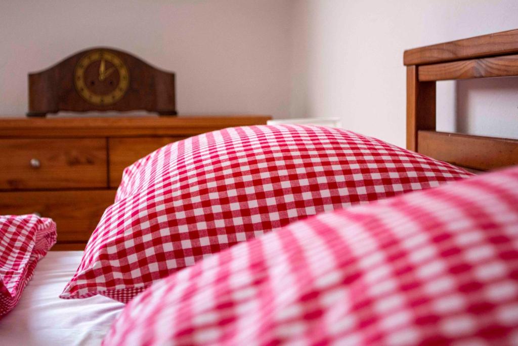 Postel nebo postele na pokoji v ubytování Haus kremsbrücke