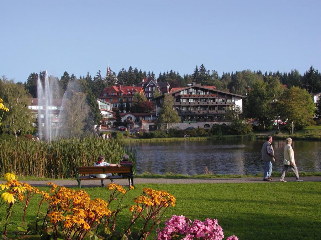 Majoituspaikan Hotels am Kranichsee pohjapiirros