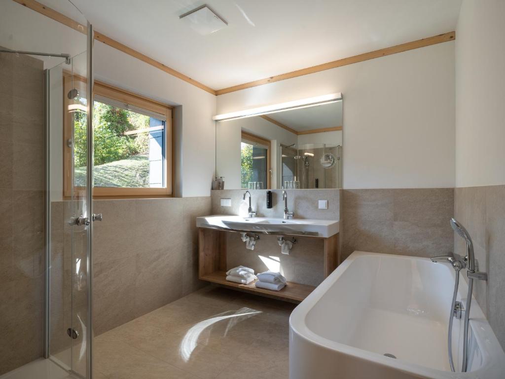 Koupelna v ubytování Atelier Ronacher