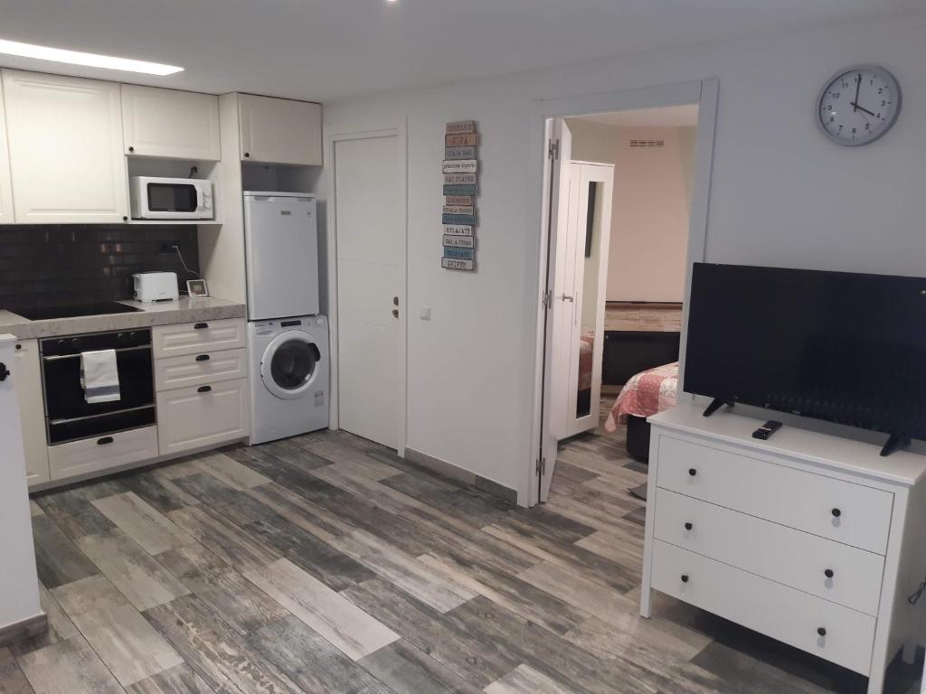 Kuchyň nebo kuchyňský kout v ubytování Lucky House