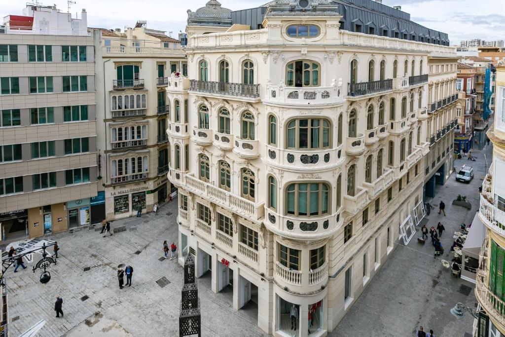 Výhľad na mesto Malaga alebo výhľad na mesto priamo z apartmánu