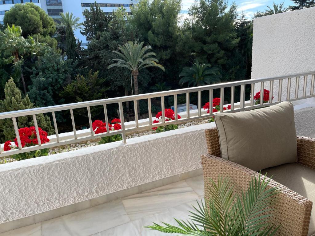 Balkón nebo terasa v ubytování SUNLIGHT BEACH Apartment 2 bedrooms
