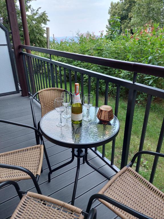 Balkón alebo terasa v ubytovaní Apartament Pod Papugami 2 Karpatia Resort