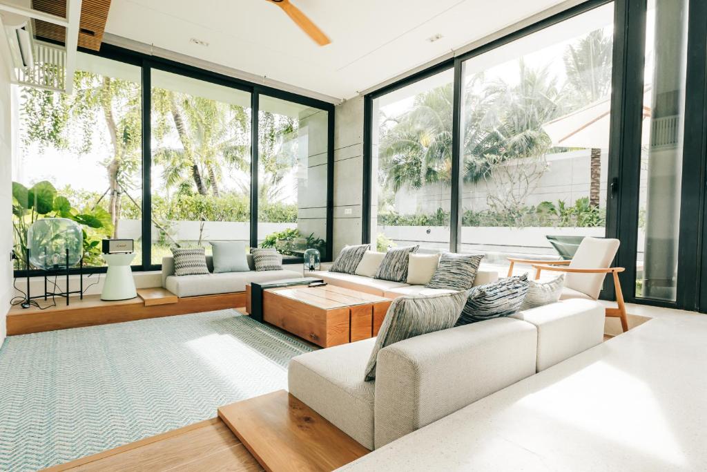 Posezení v ubytování Joy Villa Phu Quoc - 3BR with Private Pool