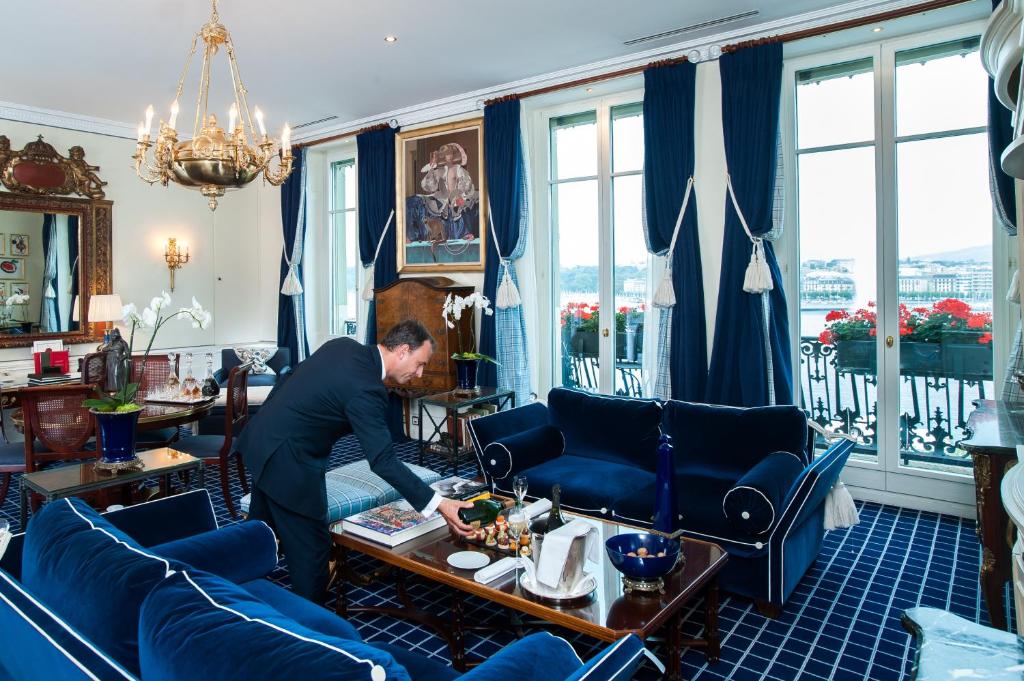 Posezení v ubytování Hotel d'Angleterre