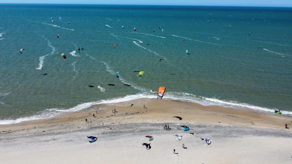 Apgyvendinimo įstaigos Indiana Kite school and Hostel vaizdas iš viršaus