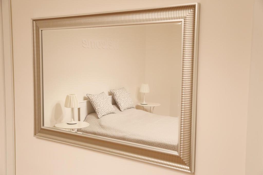 Posteľ alebo postele v izbe v ubytovaní Apartman - Heart of Budapest