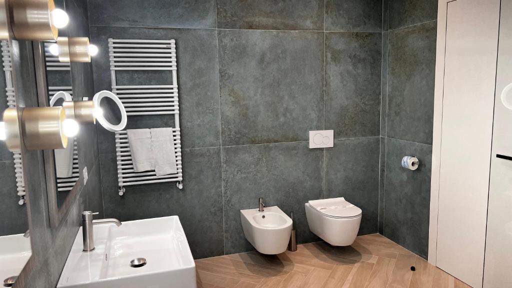 Koupelna v ubytování Patriziella 4 Rooms