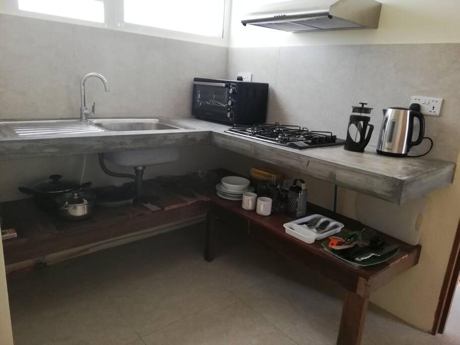 Kuchyň nebo kuchyňský kout v ubytování Beautique Studios 45