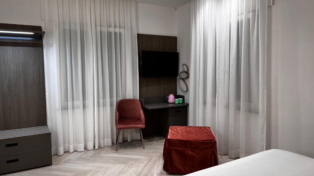 Postel nebo postele na pokoji v ubytování Patriziella 4 Rooms