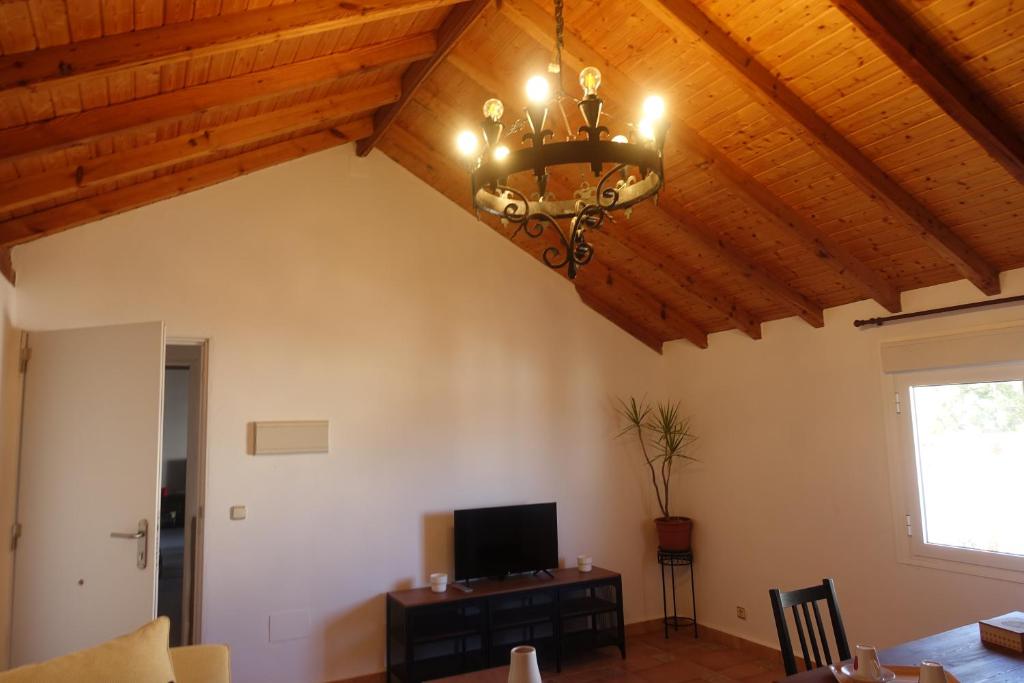 Televízia a/alebo spoločenská miestnosť v ubytovaní Galwey, tourist appartments with WIFI
