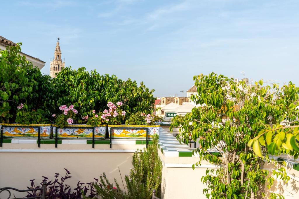 Ogród w obiekcie Sevilla Central Suites Apartamentos Puerta Jerez