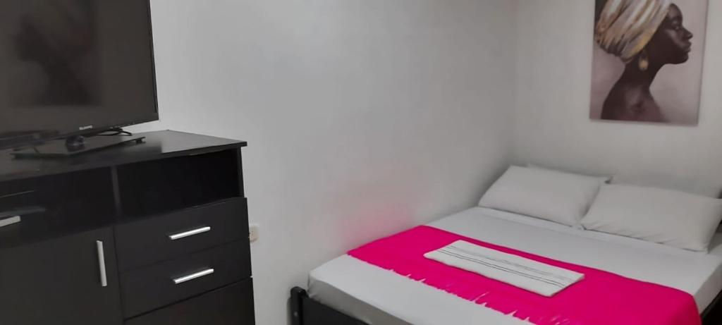 Postel nebo postele na pokoji v ubytování La Marina -Apartamentos frente al mar