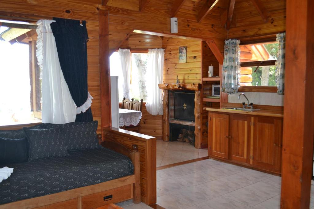 Kuchyň nebo kuchyňský kout v ubytování Cabañas Akermann