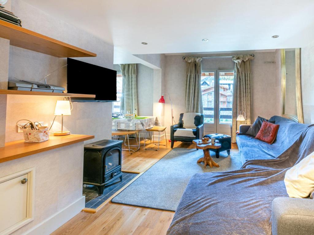 Duplex élégant à Val-d'Isère : Wifi, parking couvert, proche commodités et navette