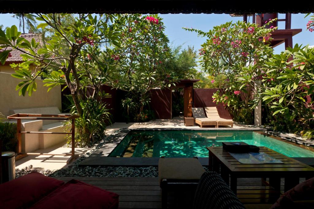 Bazén v ubytování Taman Senang - Private Pool Villas - Gili Air nebo v jeho okolí