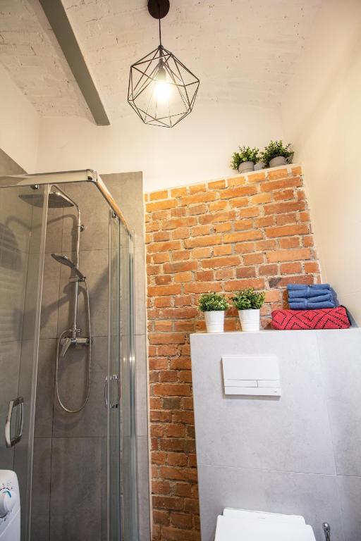 Kúpeľňa v ubytovaní Studio Loft apartament 5 min od Starego Rynku, Poznań NETFLIX