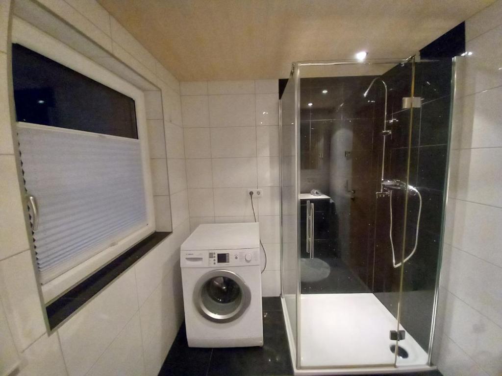 Koupelna v ubytování Ferienwohnung an der Alfenz