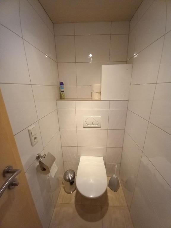 Koupelna v ubytování Ferienwohnung an der Alfenz