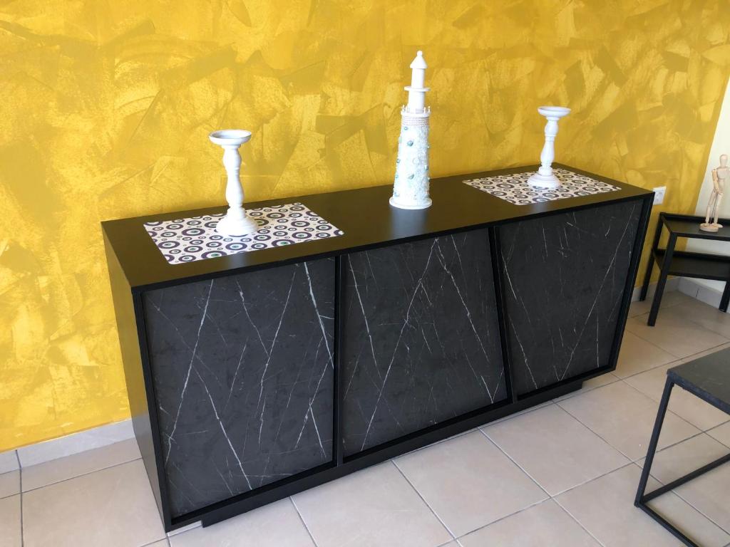 Zdjęcie z galerii obiektu Kakovatos - Luxury sea view apartment “Theodora” 54m2. w mieście Kakóvatos